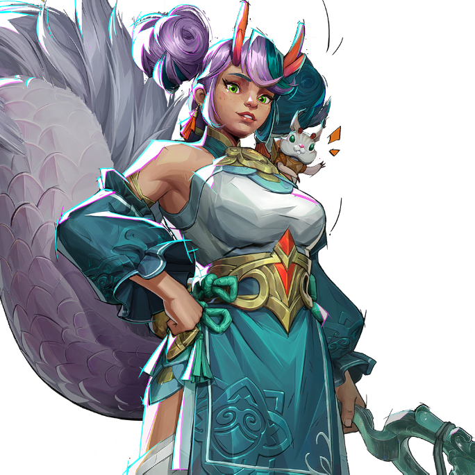 Cheerful dragoness